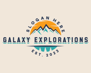 Mountain Outdoor Adventure logo design