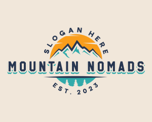 Mountain Outdoor Adventure logo design