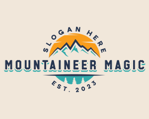 Mountain Outdoor Adventure logo design