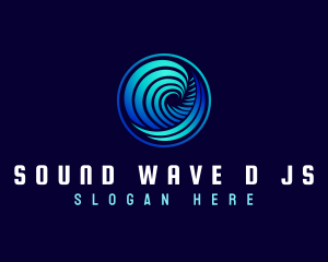 Abstract Wave Surf logo design