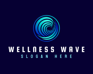 Abstract Wave Surf logo design