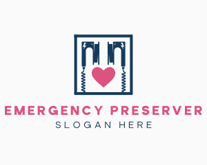 Medical Defibrillator Equipment logo design