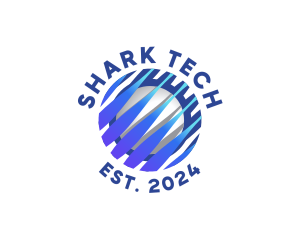 Tech Innovation Globe logo design