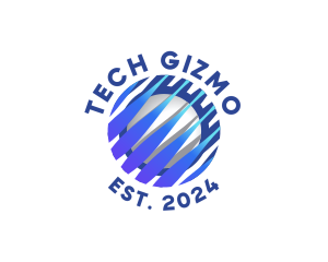 Tech Innovation Globe logo design