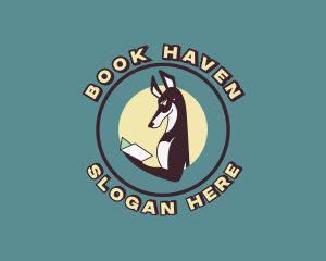 Dog Pet Book logo design