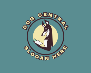 Dog Pet Book logo design