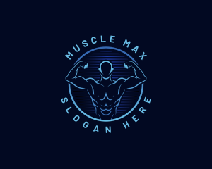 Fitness Hunk Bodybuilder logo