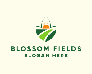 Nature Farming Field logo design