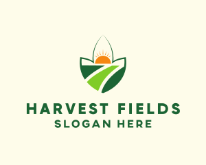 Nature Farming Field logo design