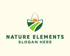 Nature Farming Field logo design