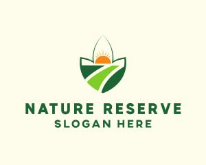 Nature Farming Field logo design