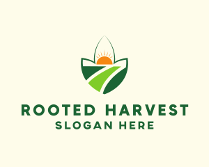 Nature Farming Field logo design