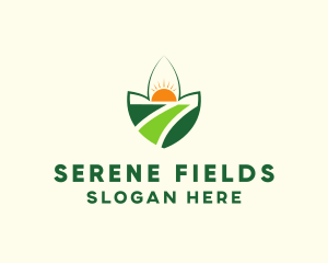 Nature Farming Field logo design