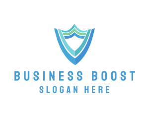 Secure Business Shield logo design