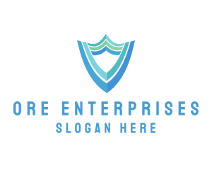 Secure Business Shield logo design