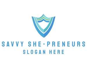 Secure Business Shield logo design