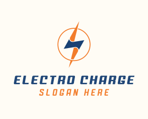 Electric Lightning Power logo design