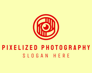 Photography Shutter Lens  logo design