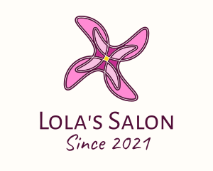 Flower Beauty Salon  logo design