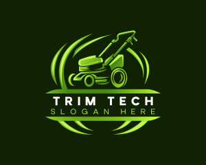 Eco Lawn Mower logo design