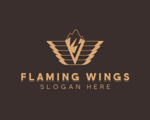 Winged Mountain Activewear logo design