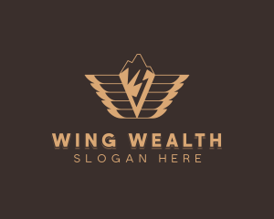 Winged Mountain Activewear logo design