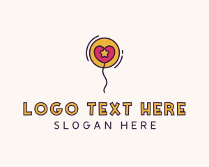 Balloon Party Supply Logo