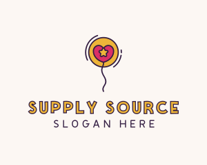 Balloon Party Supply logo design