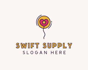 Balloon Party Supply logo design