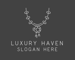 Expensive Necklace Jewelry  logo design