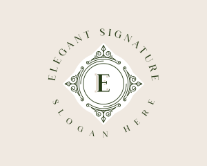 Elegant Ornament Frame logo design