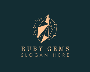 Crystal Gem Jewelry  logo design