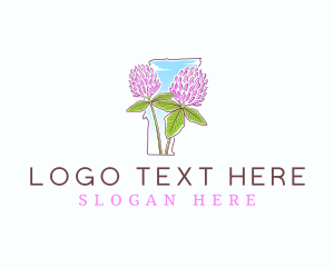 Vermont Clover Flower Logo