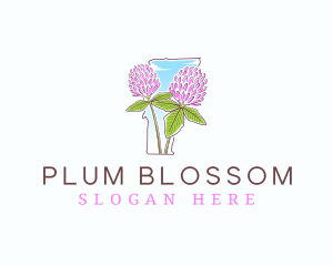 Vermont Clover Flower logo design