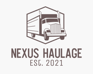 Delivery Cargo Truck  logo design