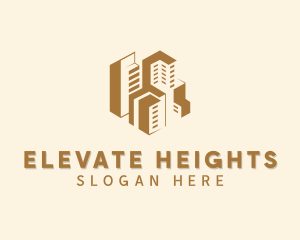 Skyscraper Building Property  logo design