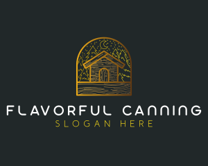 Cabin House Campsite logo design