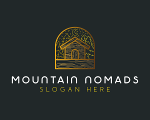 Cabin House Campsite logo design