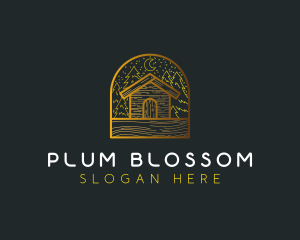 Cabin House Campsite logo design