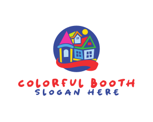 Colorful Toy House logo design