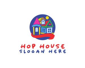 Colorful Toy House logo design