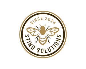 Hornet Honey Bee logo design