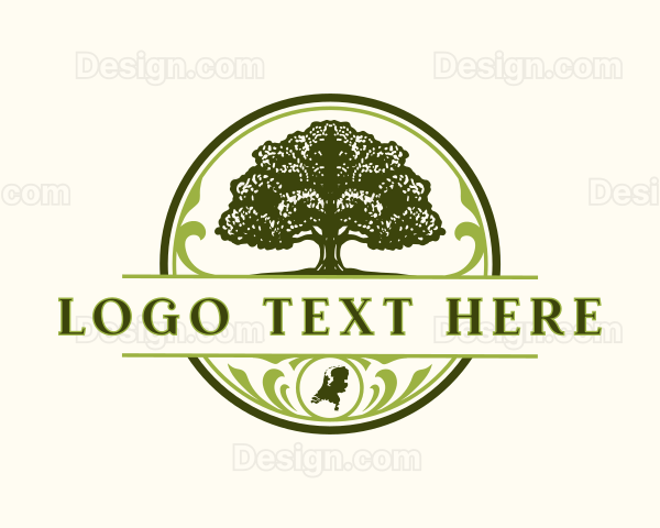 Netherlands Oak Tree Logo