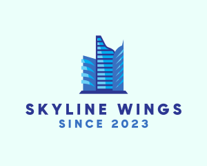 Skyline Building Metropolis logo design