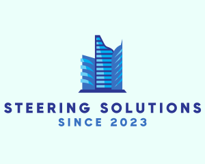 Skyline Building Metropolis logo design