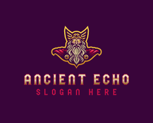 Ancient God Warrior logo design