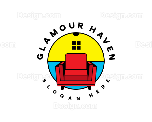 Interior Design Chair Logo