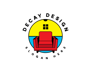 Interior Design Chair logo design