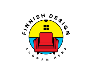 Interior Design Chair logo design