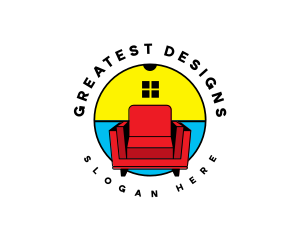 Interior Design Chair logo design